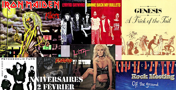 anniv 2 fevrier iron maiden lynyrd skynyrd exodus aerosmith stone temple pilots sex pistols genesis lita ford anniv 2 fevrier iron maiden lynyrd skynyrd exodus aerosmith stone temple pilots sex pistols genesis lita ford